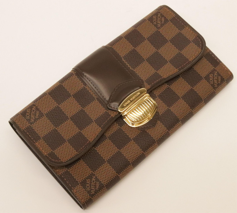 Louis Vuitton Damier Ebene Sistina Wallet