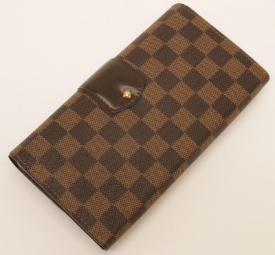 Louis Vuitton Damier Ebene Sistina Wallet