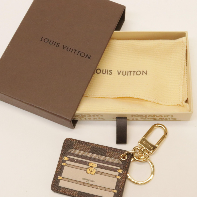 Louis Vuitton Damier Ebene Illustre Trunk Bagcharm