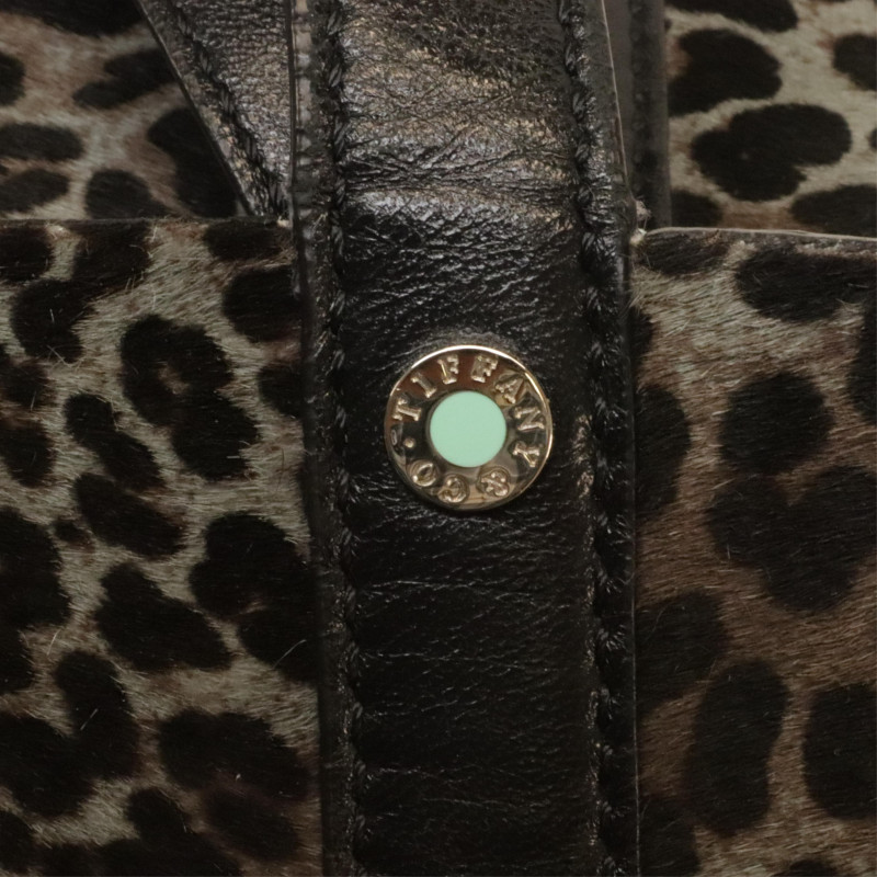 Tiffany Co Leopard Shopper Tote