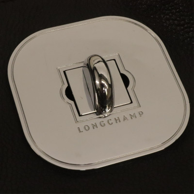 Longchamp Black Leather Gatsby Bag