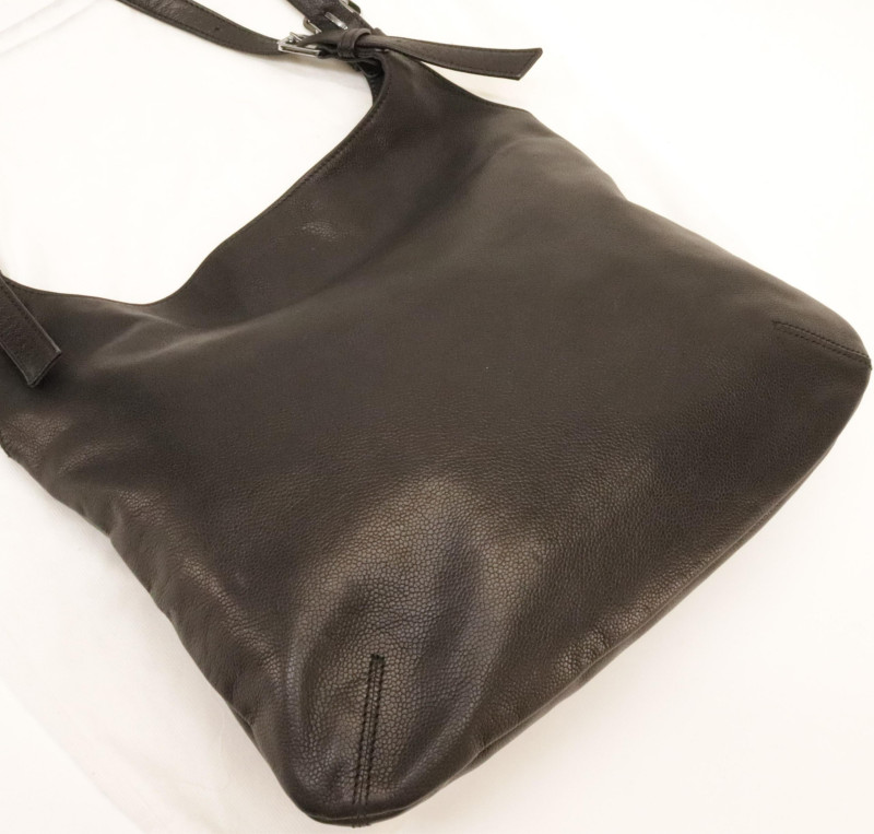 Longchamp Black Leather Gatsby Bag