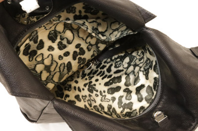 Longchamp Black Leather Gatsby Bag