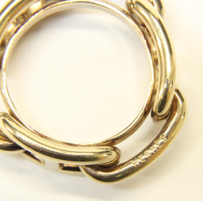 Hermes Chaine D&apos;Ancre Scarf Ring