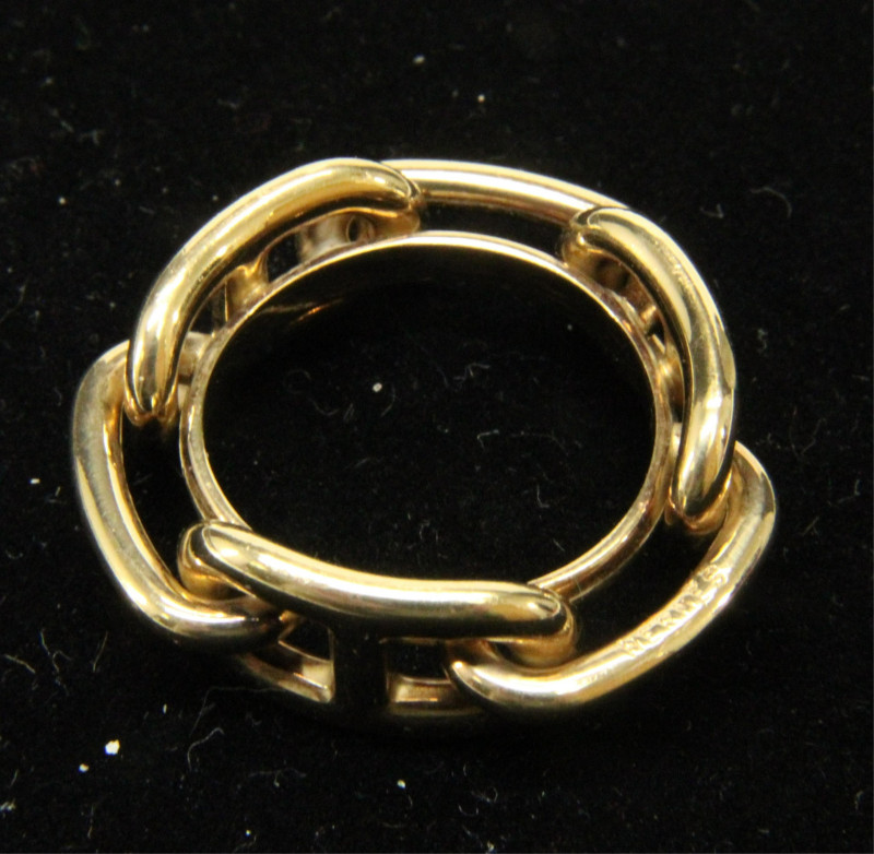 Hermes Chaine D&apos;Ancre Scarf Ring