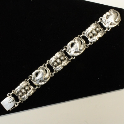 Georg Jensen Sterling Dove Bracelet 14