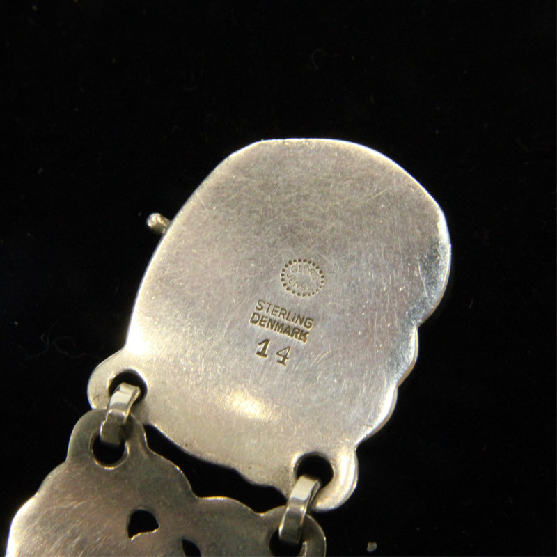 Georg Jensen Sterling Dove Bracelet 14