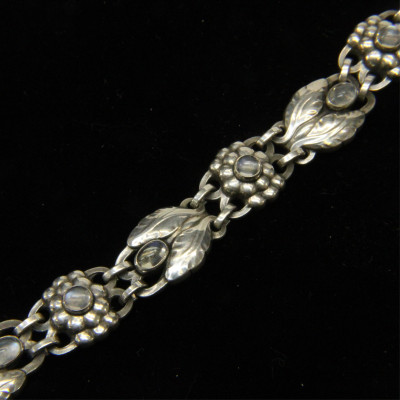 Georg Jensen Moonstone Foliate Bracelet 3