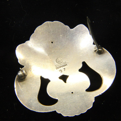 Georg Jensen Orchid Brooch 97