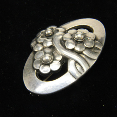 Georg Jensen Flower Brooch 28
