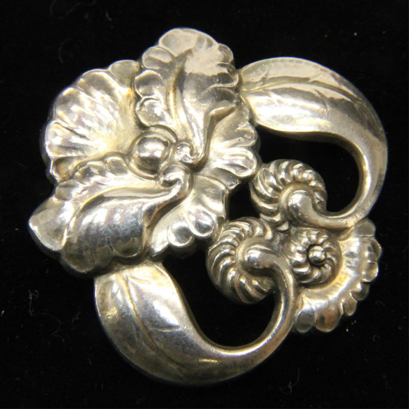 Georg Jensen Orchid Brooch 97