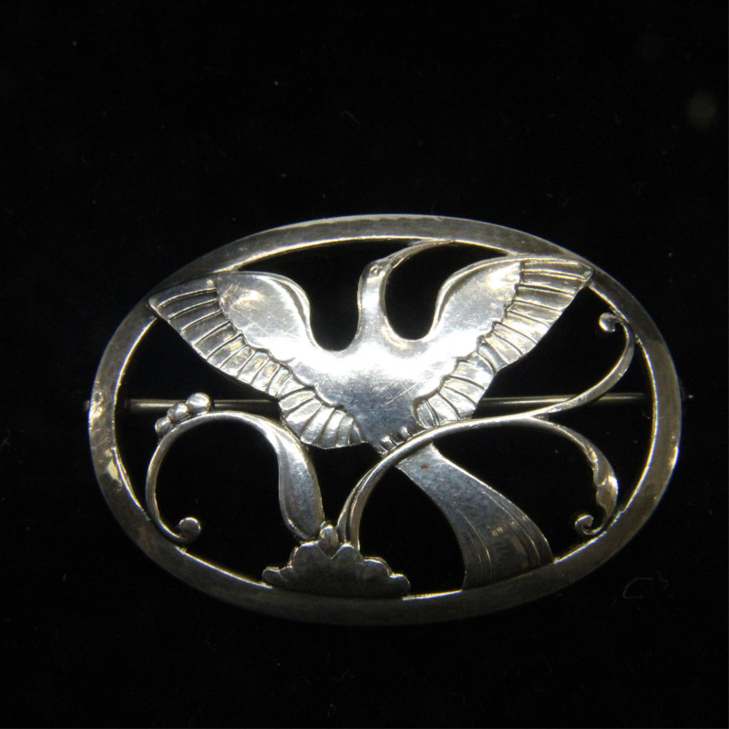 Georg Jensen Bird of Paradise Brooch 238