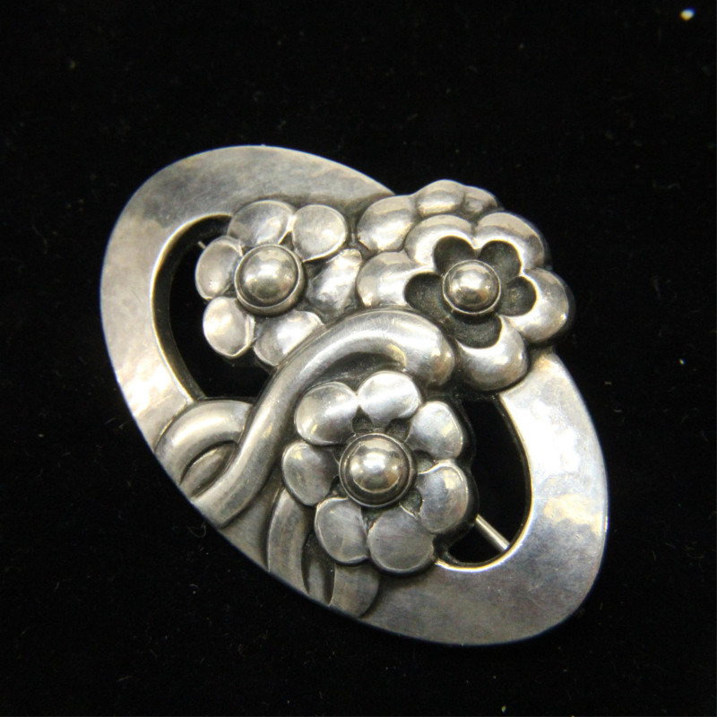 Georg Jensen Flower Brooch 28