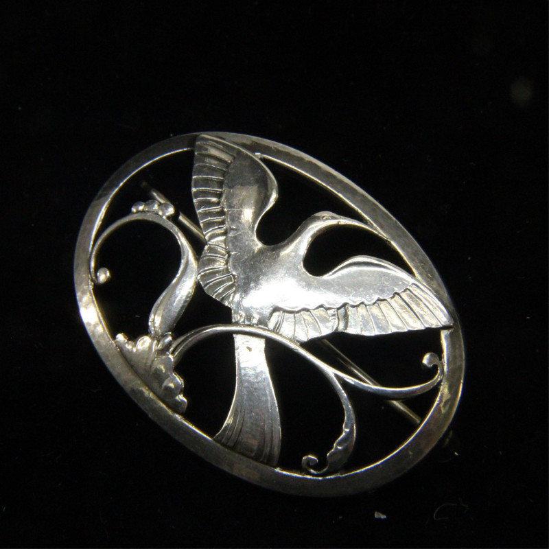 Georg Jensen Bird of Paradise Brooch 238