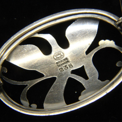Georg Jensen Bird of Paradise Brooch 238