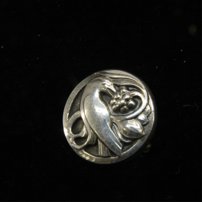 Georg Jensen Bird Eating Berries 212 c 1930