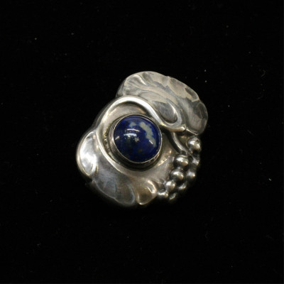 Georg Jensen Lapis Brooch 68 circa 19151927