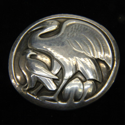 Georg Jensen Heron Brooch 167 circa 191025