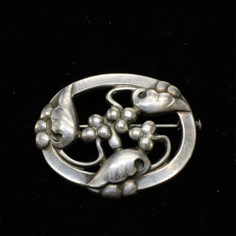Georg Jensen Grape Vine Brooch 101 c 193344