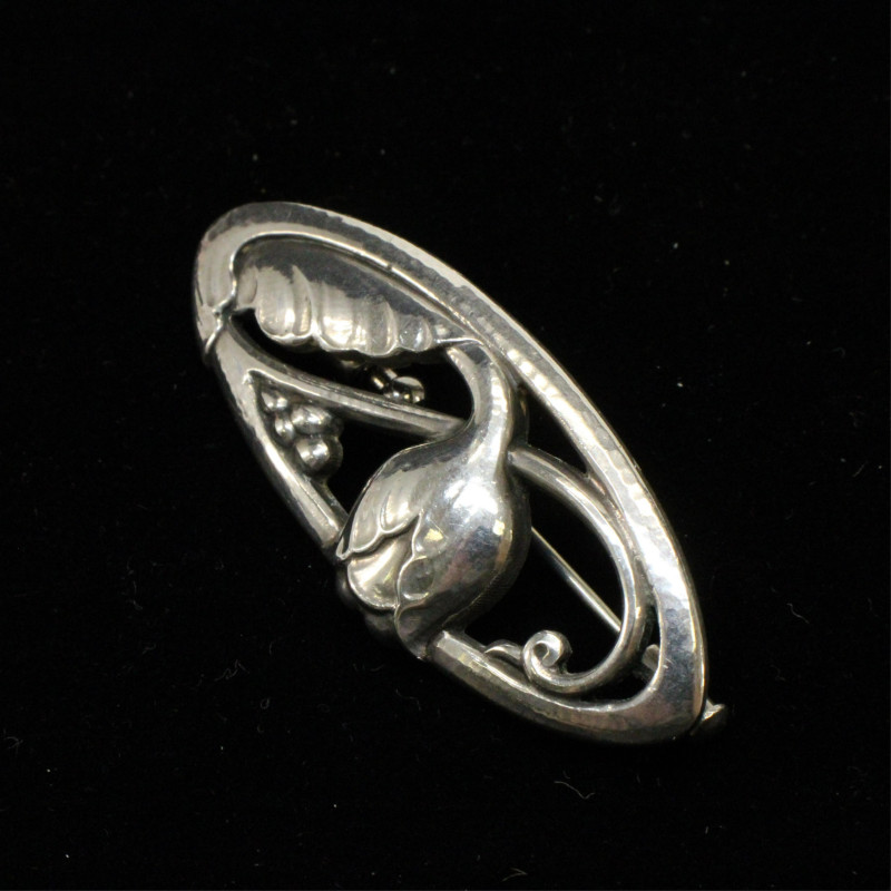 Georg Jensen Flower Brooch 178 c 193344