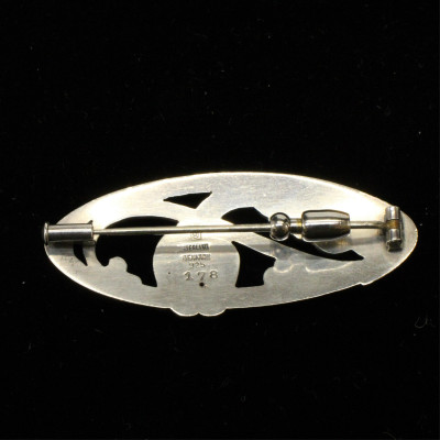 Georg Jensen Flower Brooch 178 c 193344