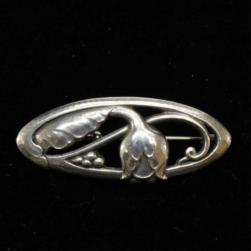 Georg Jensen Flower Brooch 178 c 193344