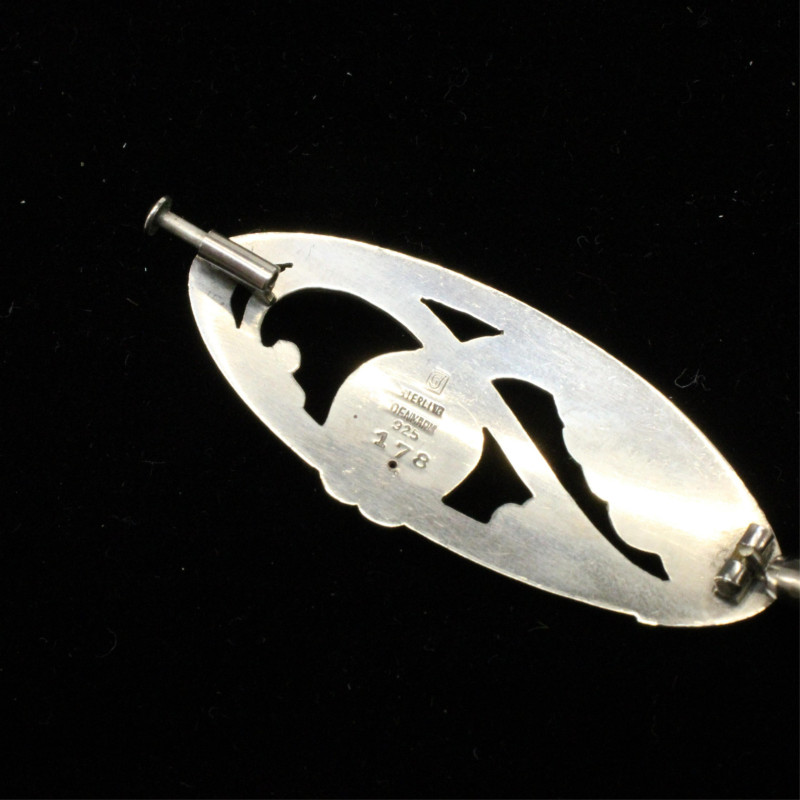 Georg Jensen Flower Brooch 178 c 193344