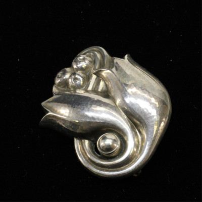 Georg Jensen Tulip Brooch 100C
