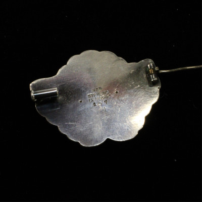 Georg Jensen Flower Brooch 107 circa 190515