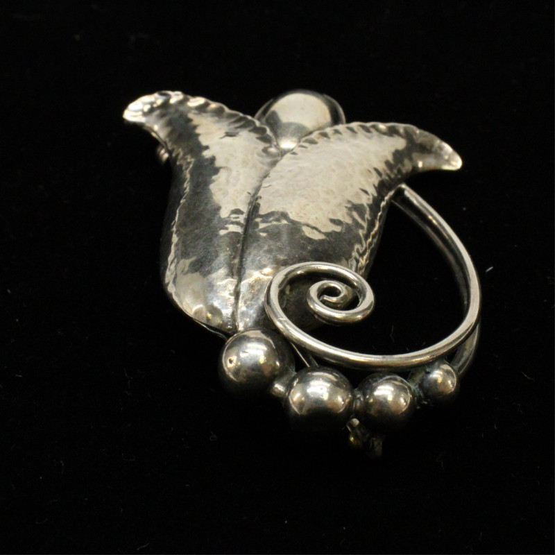 Georg Jensen Flower Brooch 112