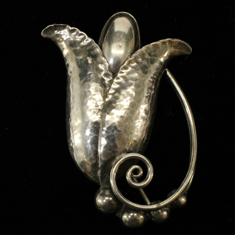Georg Jensen Flower Brooch 112