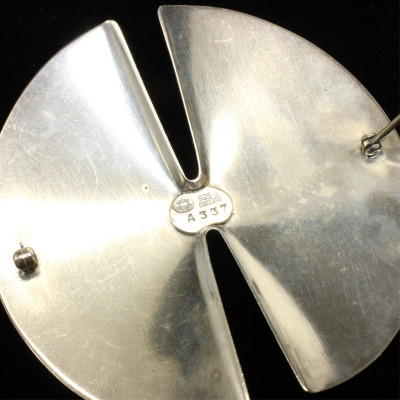 Georg Jensen Modernist Brooch 337A Ditzel
