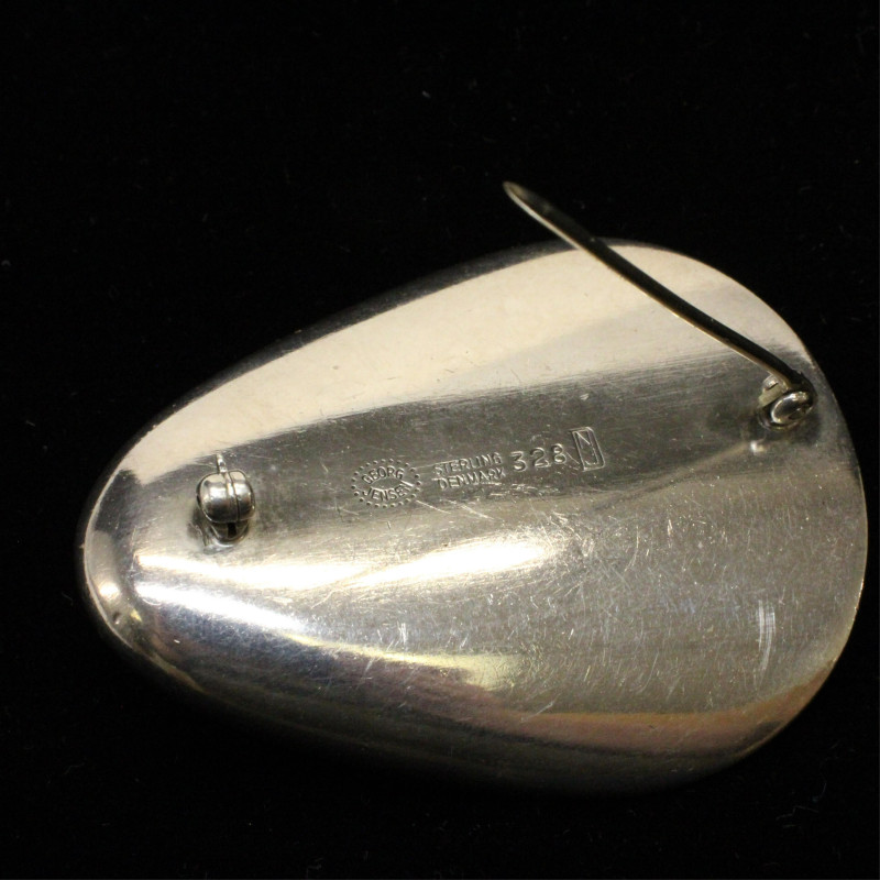 Georg Jensen Pearl Brooch 328 Ditzel