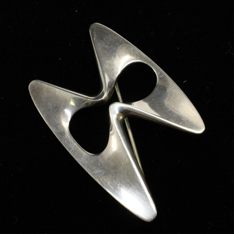 Georg Jensen Amoeba Brooch 369