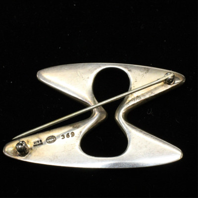 Georg Jensen Amoeba Brooch 369
