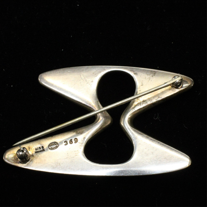 Georg Jensen Amoeba Brooch 369