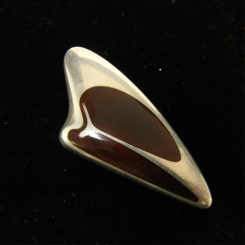 Georg Jensen Enamel Amphoric Brooch 314 Koppel