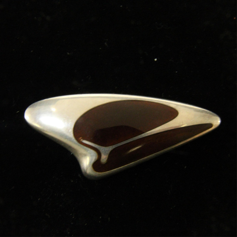 Georg Jensen Enamel Amphoric Brooch 314 Koppel
