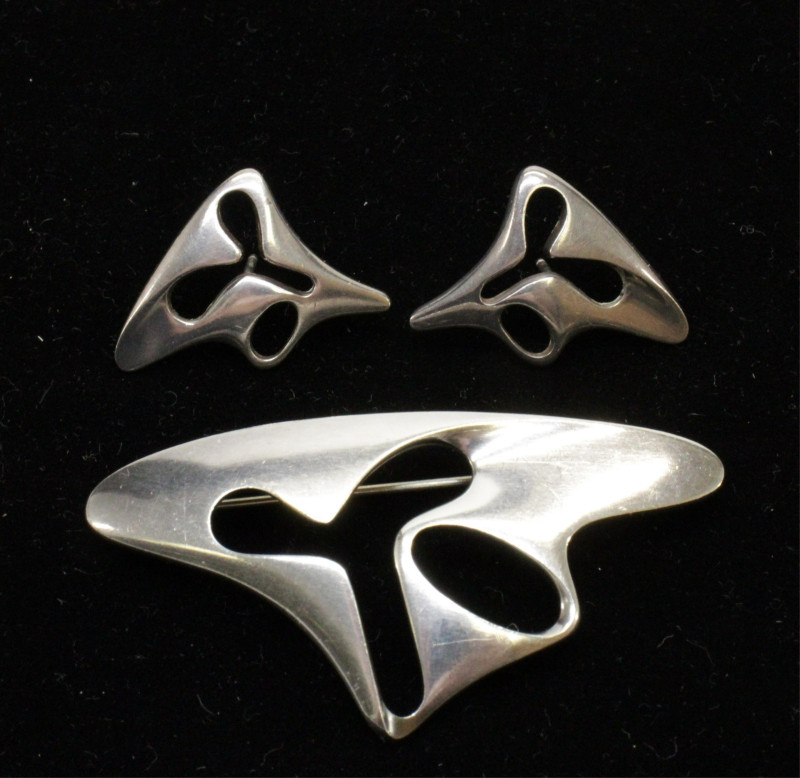 Georg Jensen Earrings Brooch 119 325 Koppel