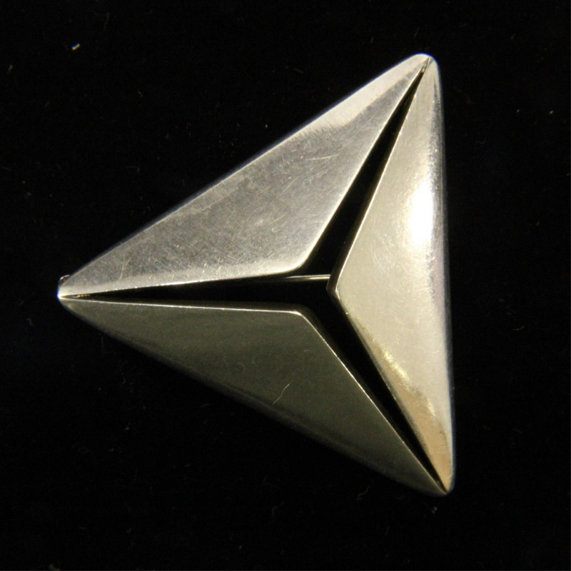 Georg Jensen Triangular Brooch 341 Eskildsen