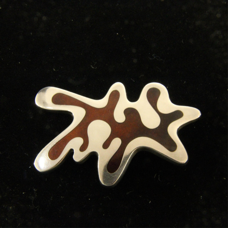 Georg Jensen Enamel Splash Brooch 371 Koppel