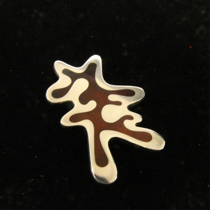 Georg Jensen Enamel Splash Brooch 371 Koppel