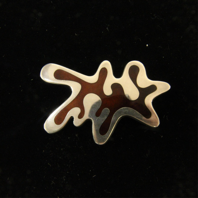 Georg Jensen Enamel Splash Brooch 371 Koppel