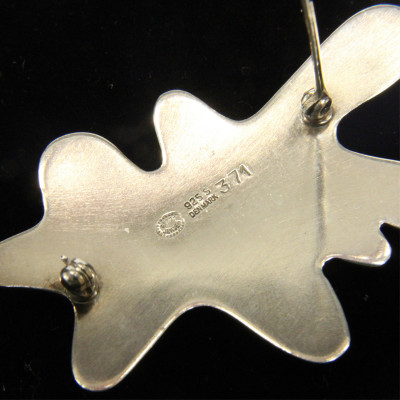 Georg Jensen Enamel Splash Brooch 371 Koppel