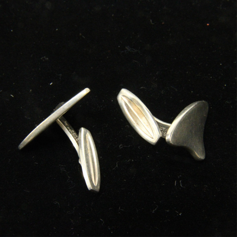 Hans Hansen Modern Sterling Cufflinks