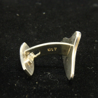 Hans Hansen Modern Sterling Cufflinks