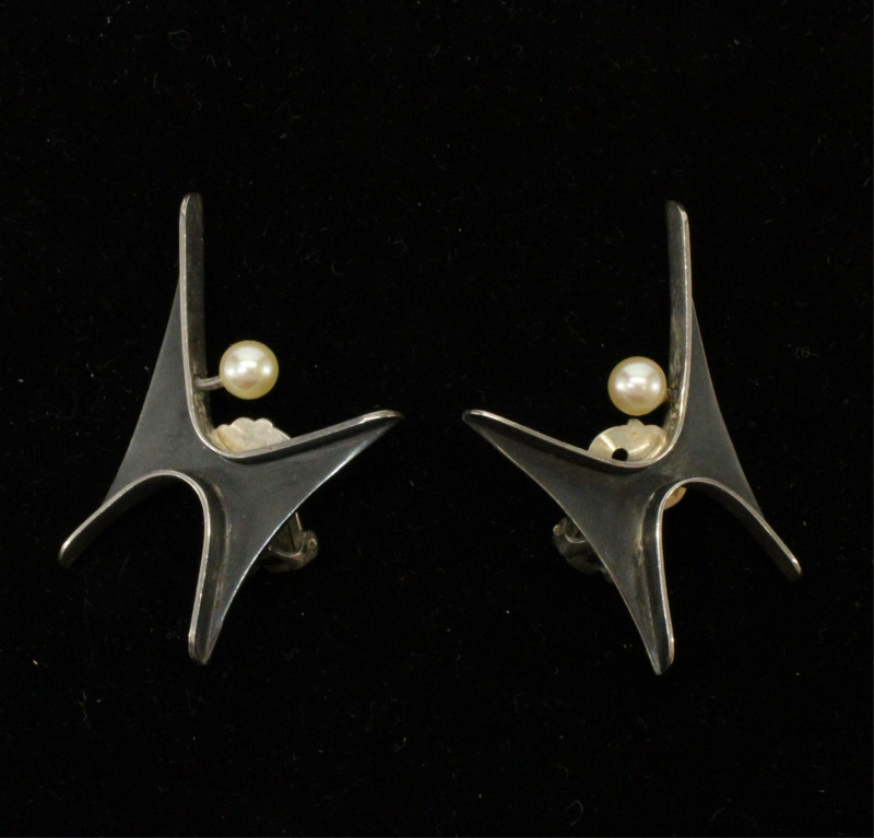 Ed Wiener Modernist Earrings