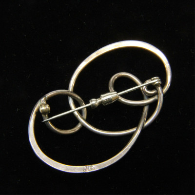 Henry Steig Modernist Swirl Brooch