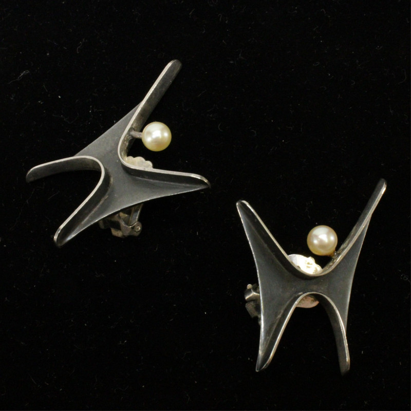 Ed Wiener Modernist Earrings