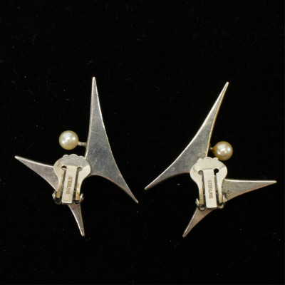Ed Wiener Modernist Earrings